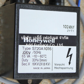 Honeywell Type S720A1016 Igntion Tranformer